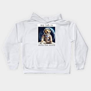 Outta This World Labrador Retriever Kids Hoodie